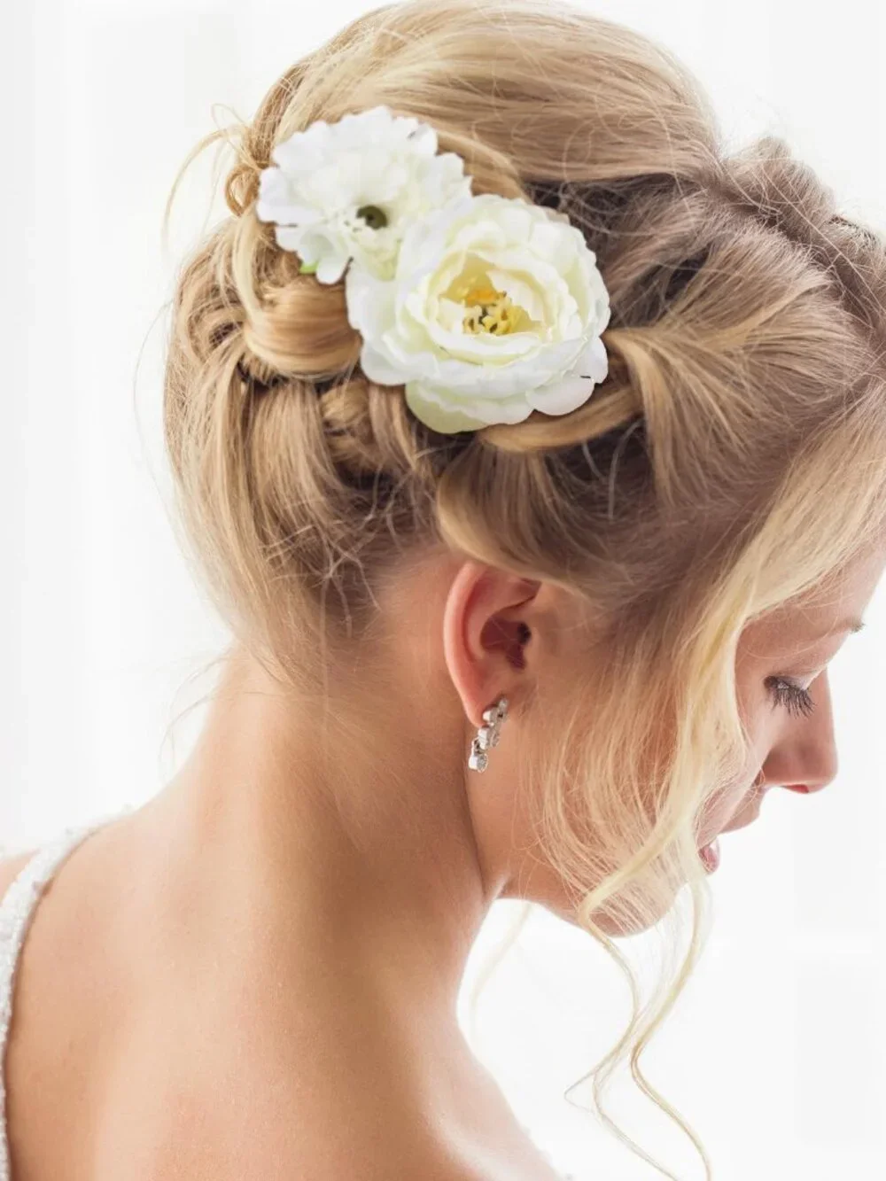 BBTO 21 Pcs Flower Hair Clip Rose Hair Clips Barrettes for Women Flower Accessor